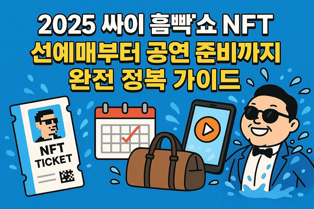 2025 싸이 흠뻑쇼 예매 안내 이미지