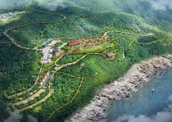 바다가 보이는 자연휴양림