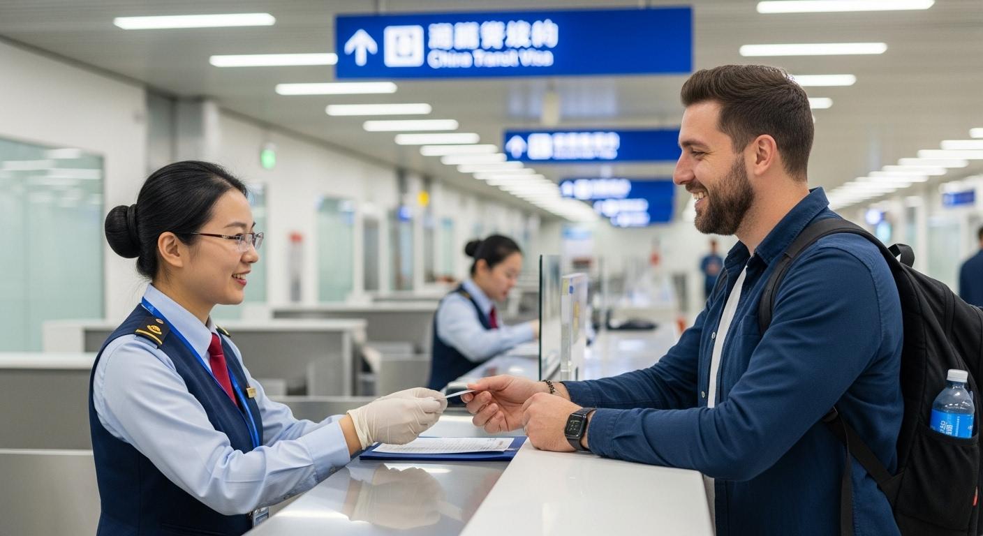 중국 경유 비자