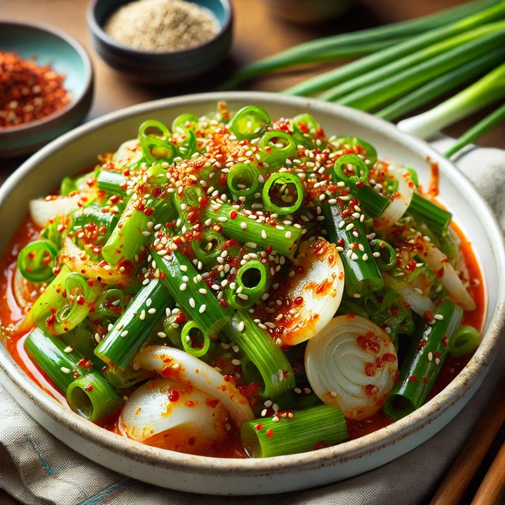 백종원 부추양파 양념무침 곱창 영양부추 겉절이김치