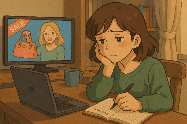 TV 속에선 행복해 보였는데&hellip; 그 쇼핑이 나를 우울하게 만들었다