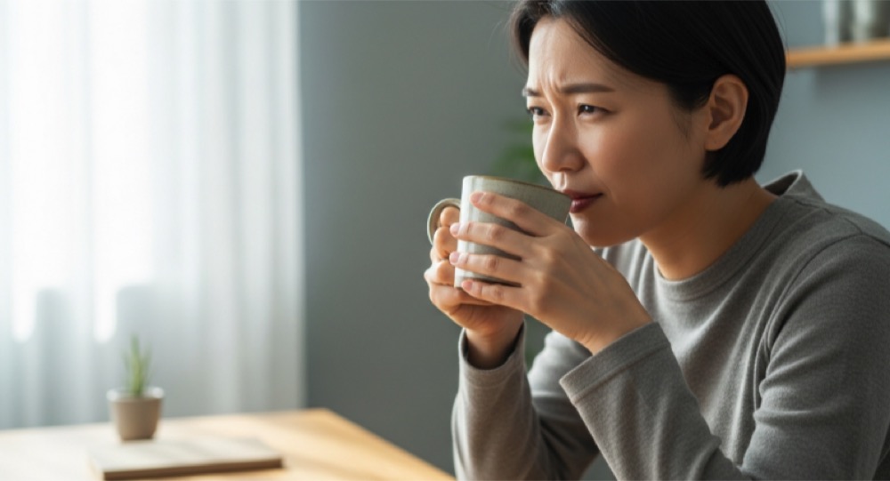 속쓰림 원인 공복 커피 모습