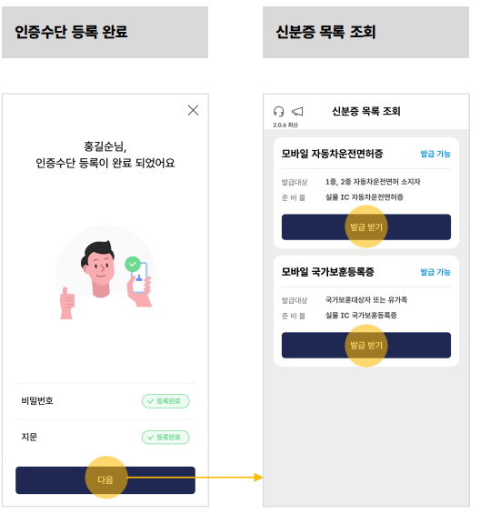 모바일 신분증 어플 설치 순서