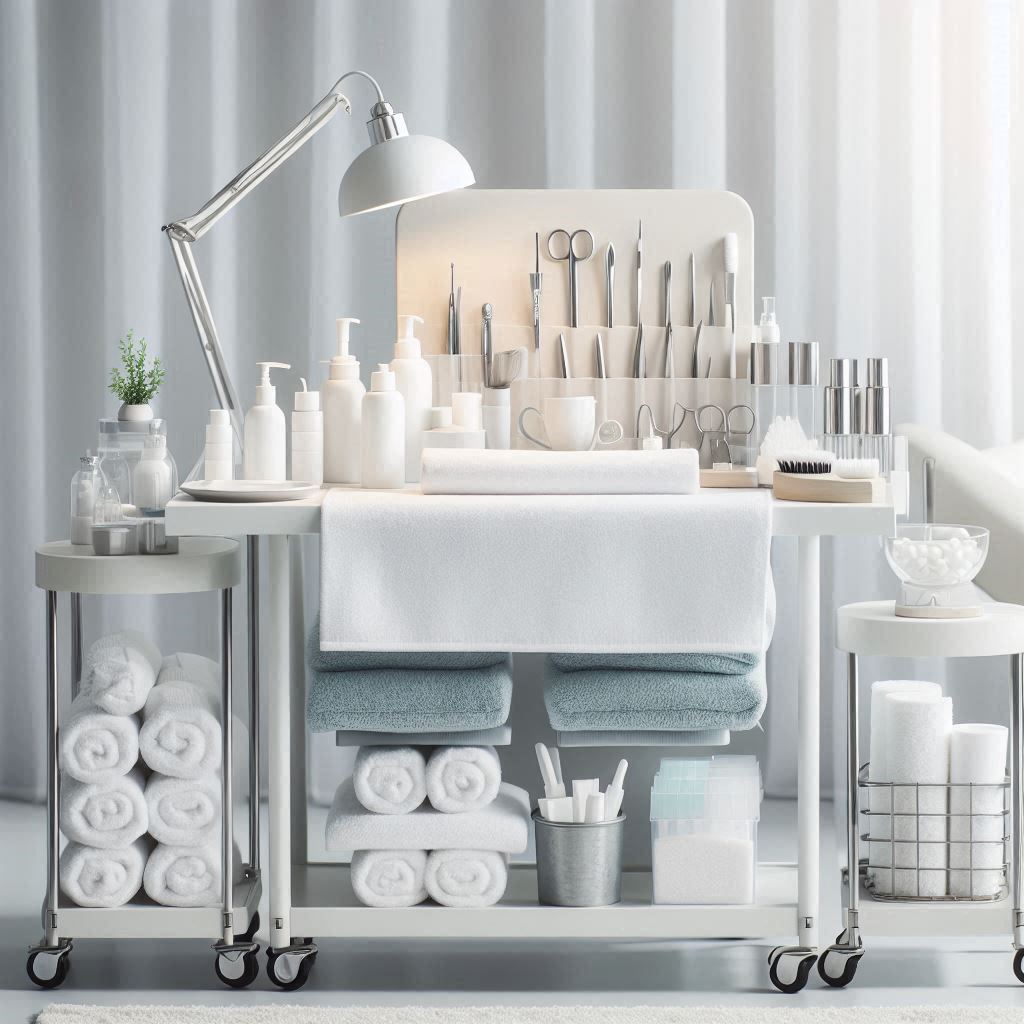 피부,체형관리 샵 배경