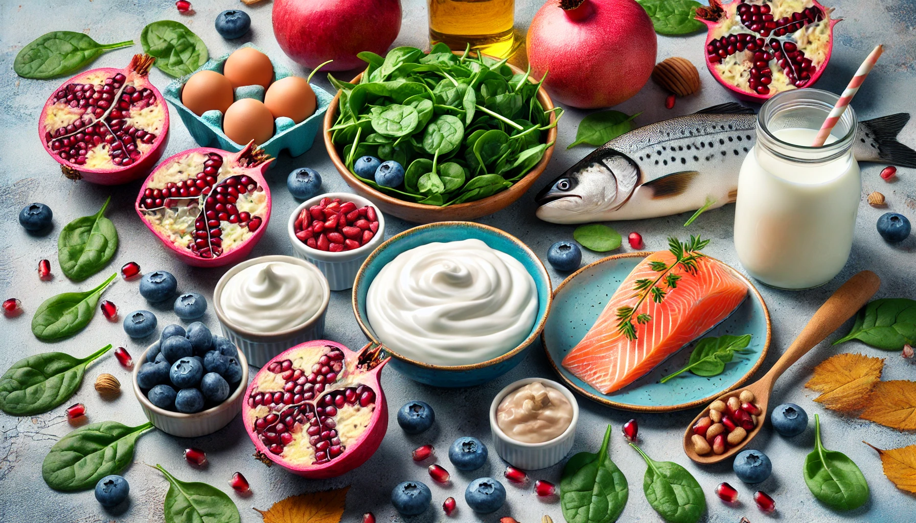 탈모에-좋은-음식모음-일러스트