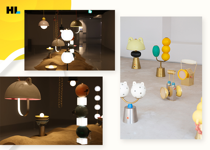 다양한 모양으로 만들어진 손등대