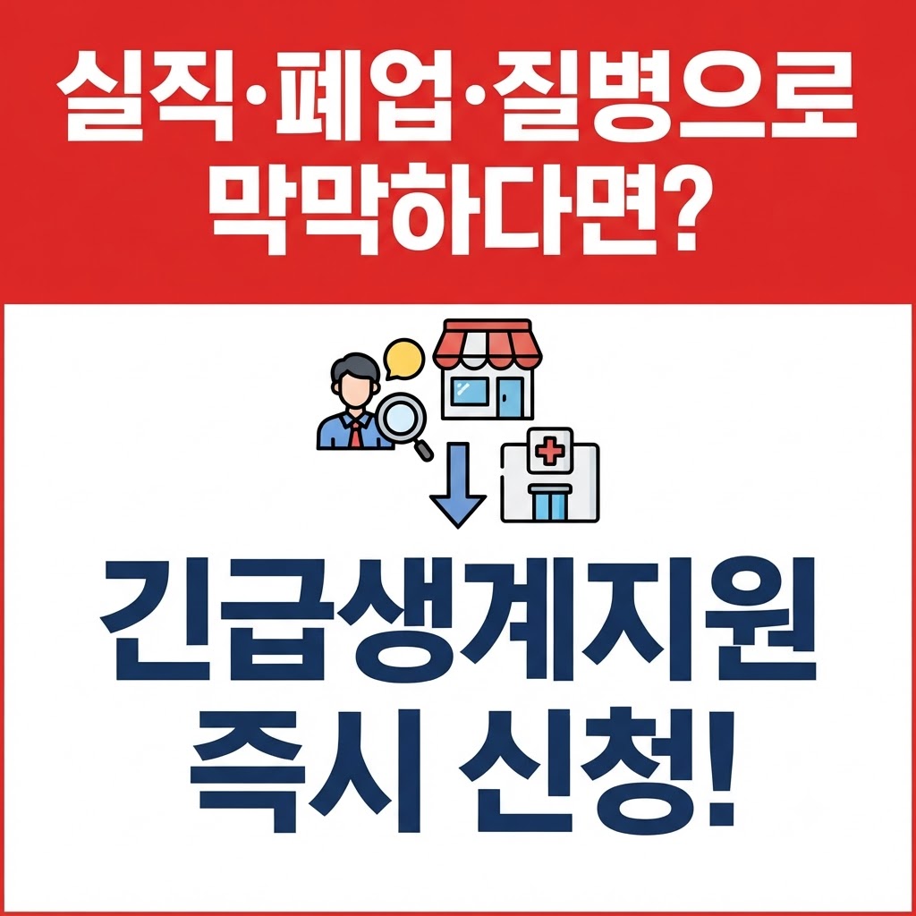 긴급생계지원금 2026, 실직·폐업으로 생활비 막막하다면? 최대 6개월 지원대상·금액·신청방법 총정리 관련사진