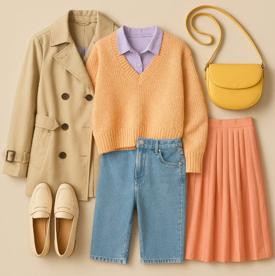 봄 패션 스타일링