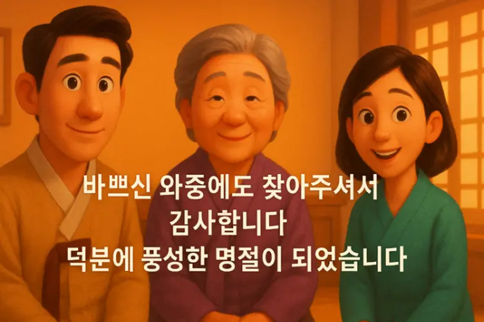 할머니 두명 남녀