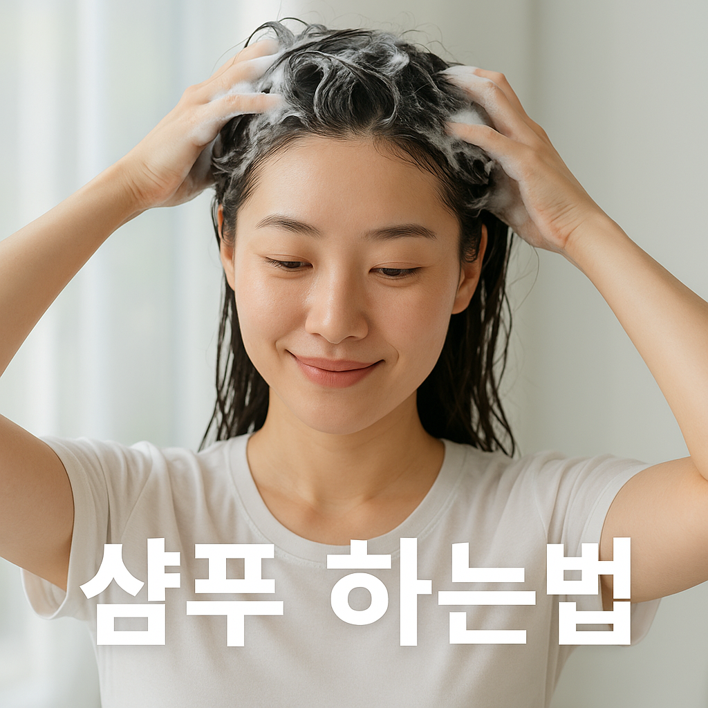올바른 머리감기 루틴