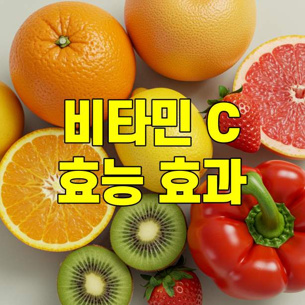 비타민 C 효능 건강을 위한 필수 영양소