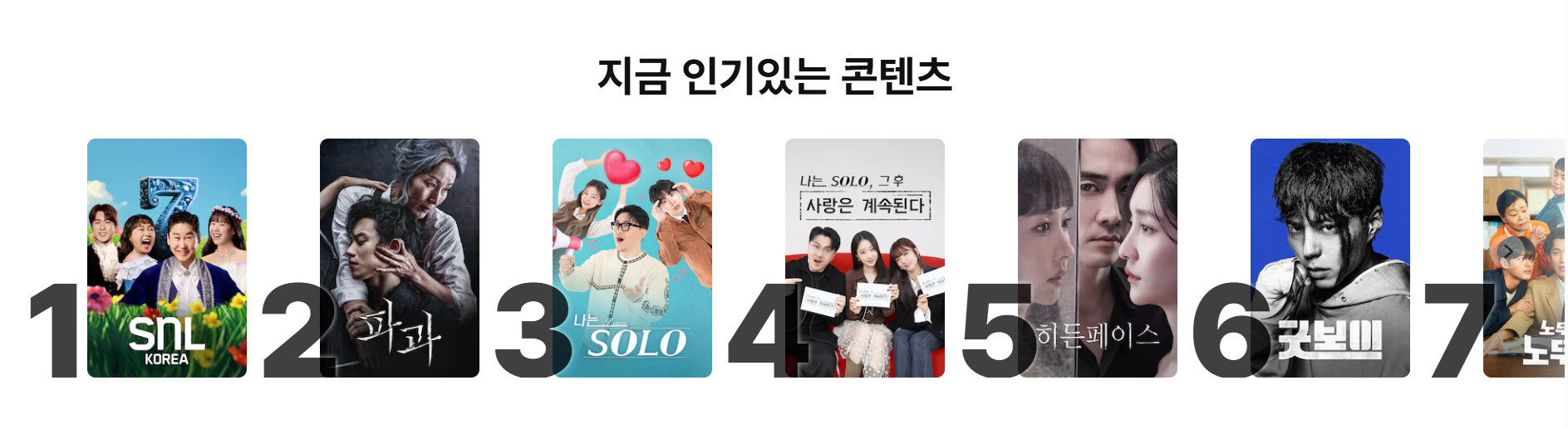 쿠팡플레이 인기 콘텐츠