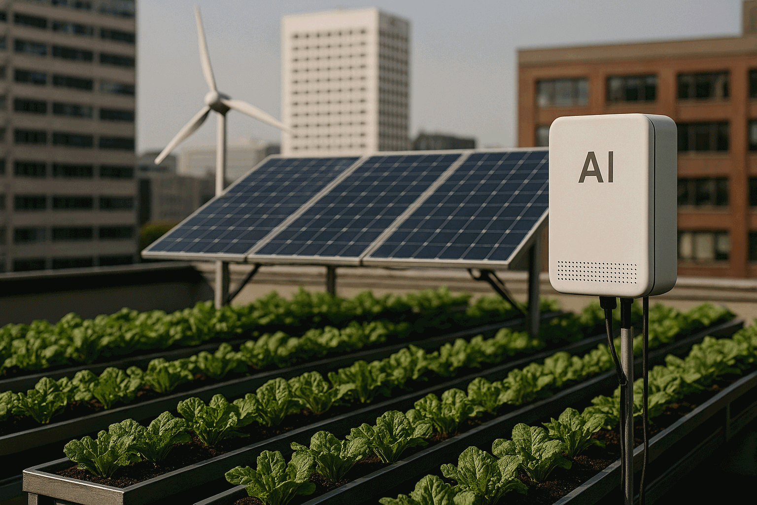 도시 옥상농업의 에너지 자립 시스템 설계