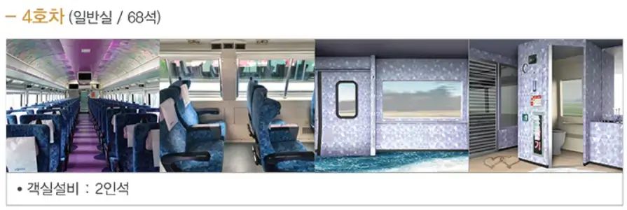 서해금빛열차-시간표