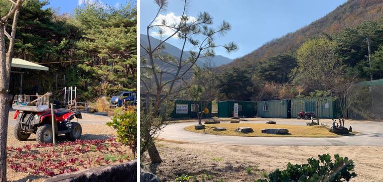 교육 후 연습하는 장소