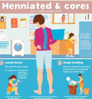 허리디스크 환자 집안일 주의사항