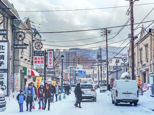 훗카이도 겨울 사진