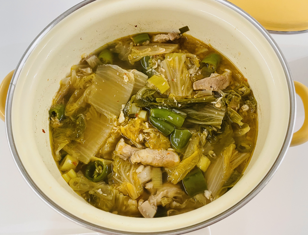 백김치찌개