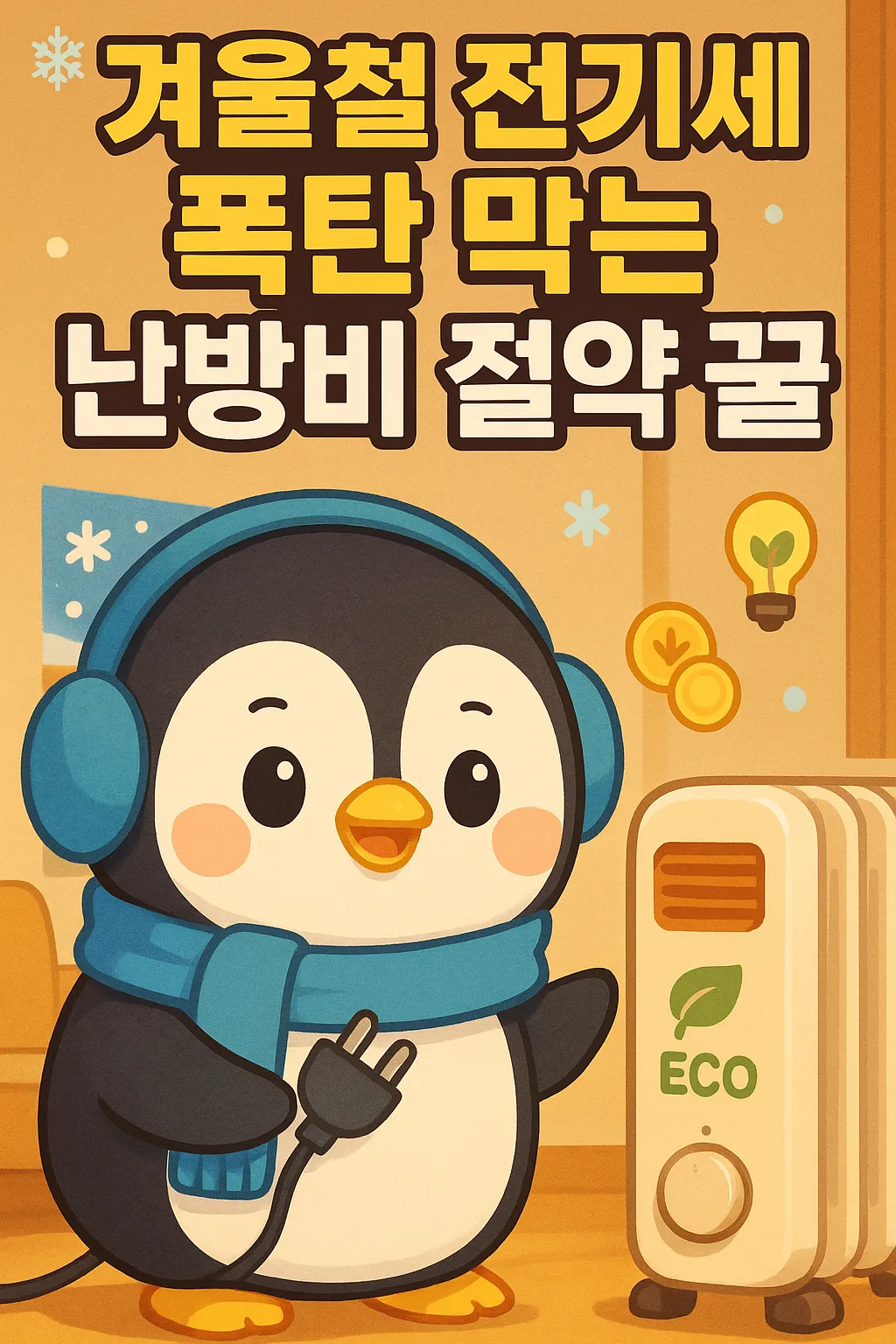 겨울철 전기세 폭탄 막는 난방비 절약 꿀팁 대공개!