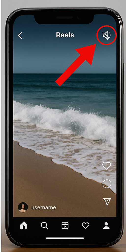 인스타 릴스 스피커 아이콘