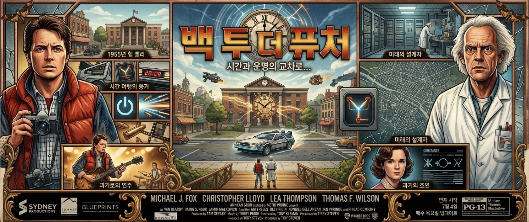 백 투 더 퓨처 영화 포스터
