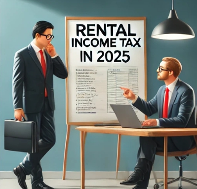 양복입은 두명의 남자가 대화하는 모습