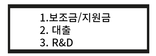 정부지원사업 대출