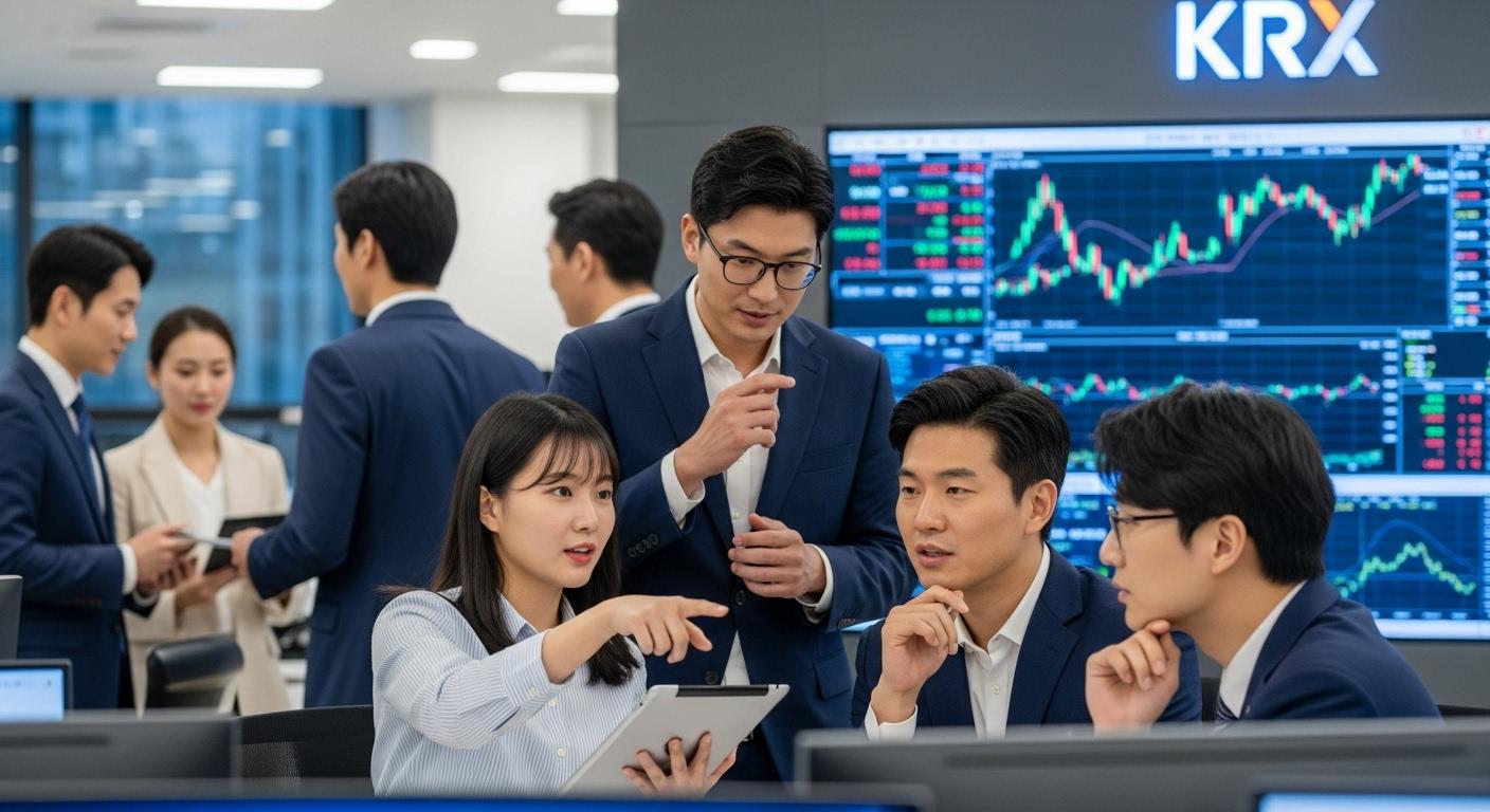 한국거래소 홈페이지