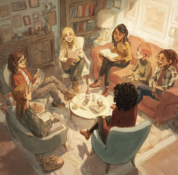 가족 모임 시 질문에 대응하는 이미지