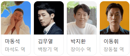 범죄도시4 주연 등장인물 