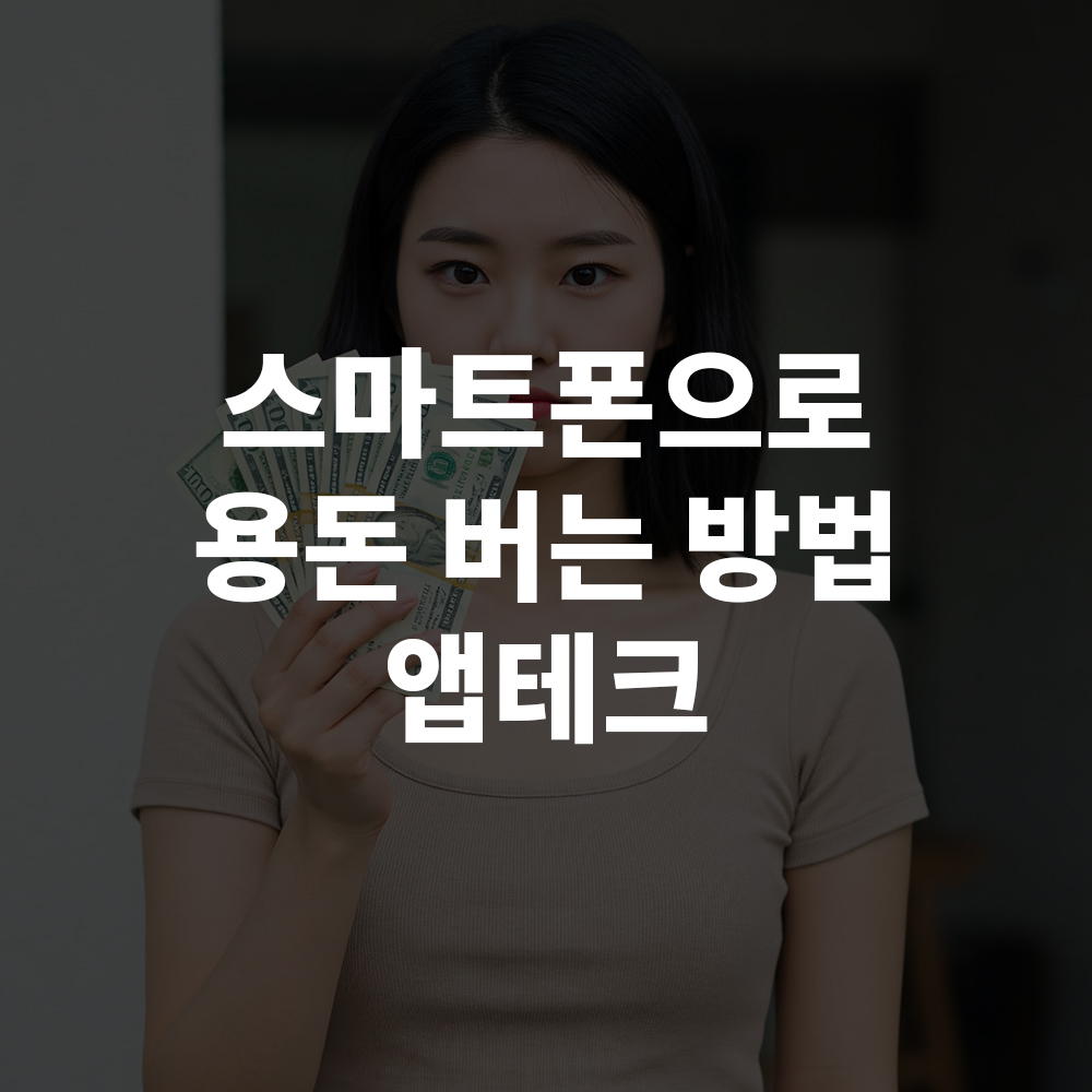 앱테크로 스마트하게 용돈 벌기