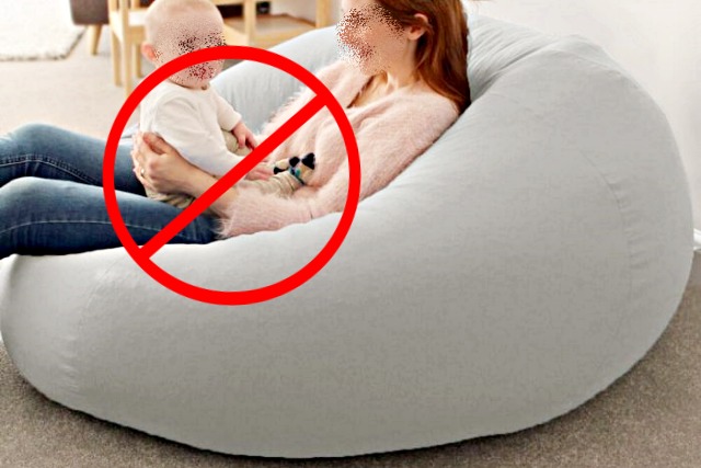 빈백 소파 위험성,키즈,질식사고