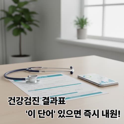 검진 결과표 해석: 추적 관찰 vs 정밀 검사