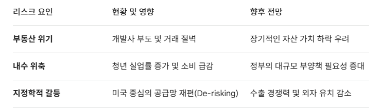 중국 경제 리스크