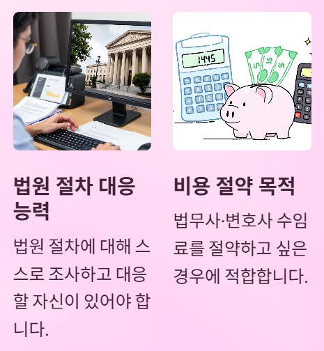 나홀로 개인회생이 적합한 경우
