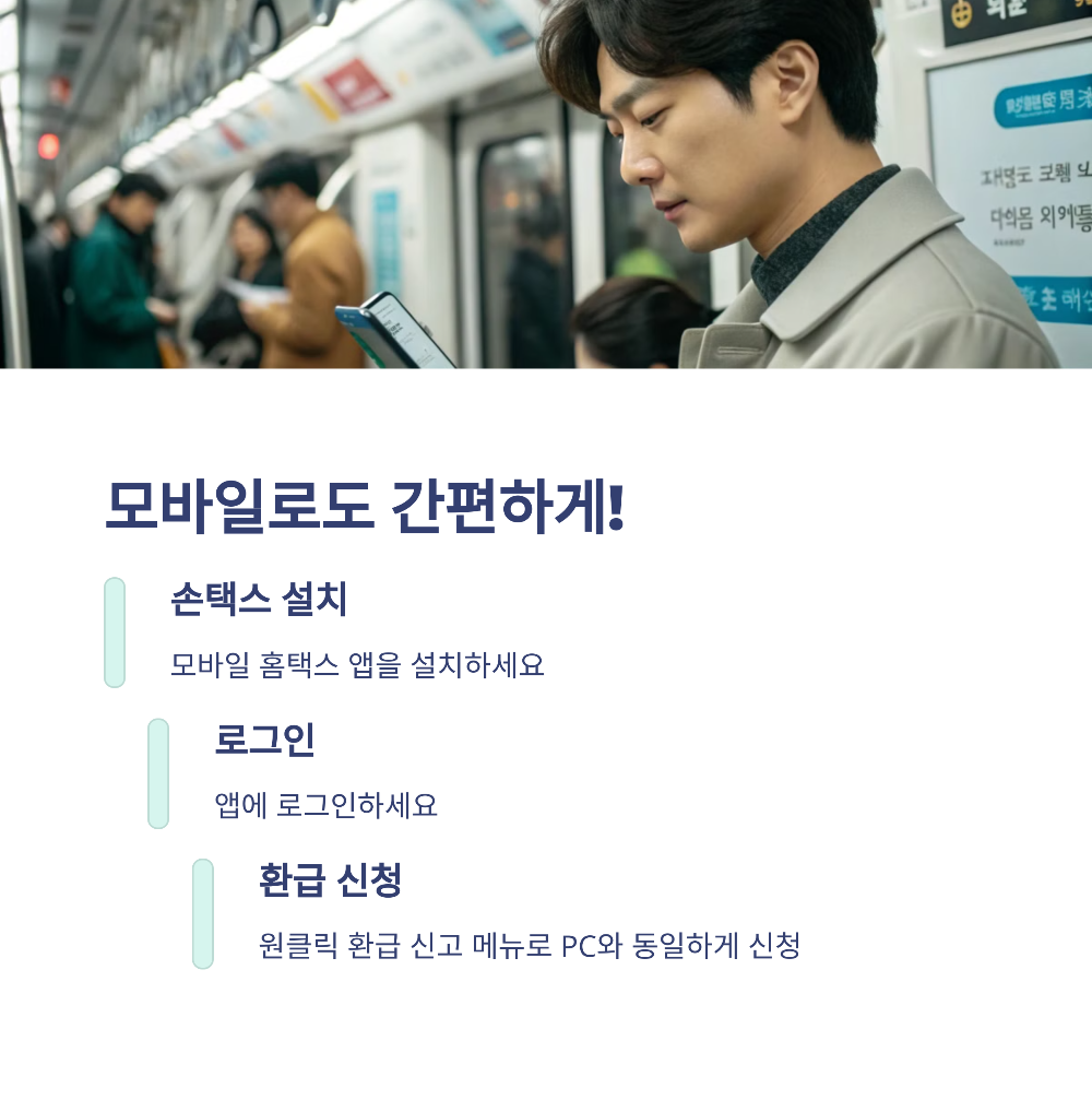 국세청 원클릭환급서비스로 자동 환급 받는 법