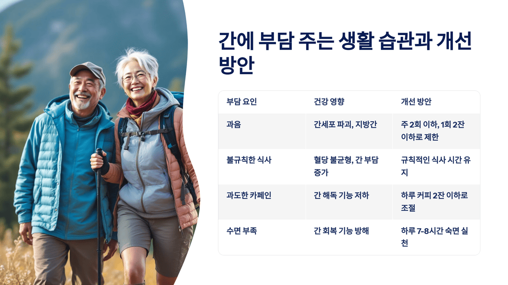 현대인의 간 건강 적신호와 위험 요인
