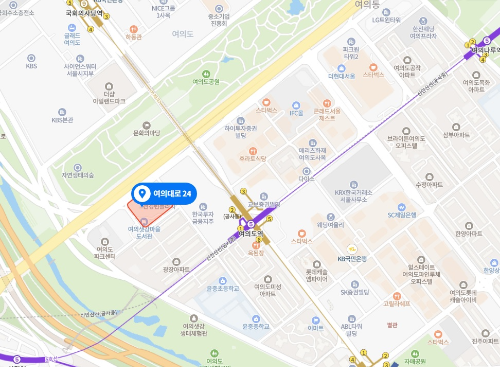 서울서부관리센터 위치도