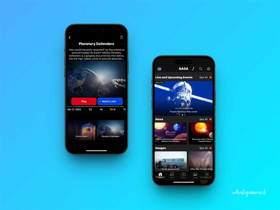 NASA+ 우주 중계 ❘ 무료 실시간 스트리밍