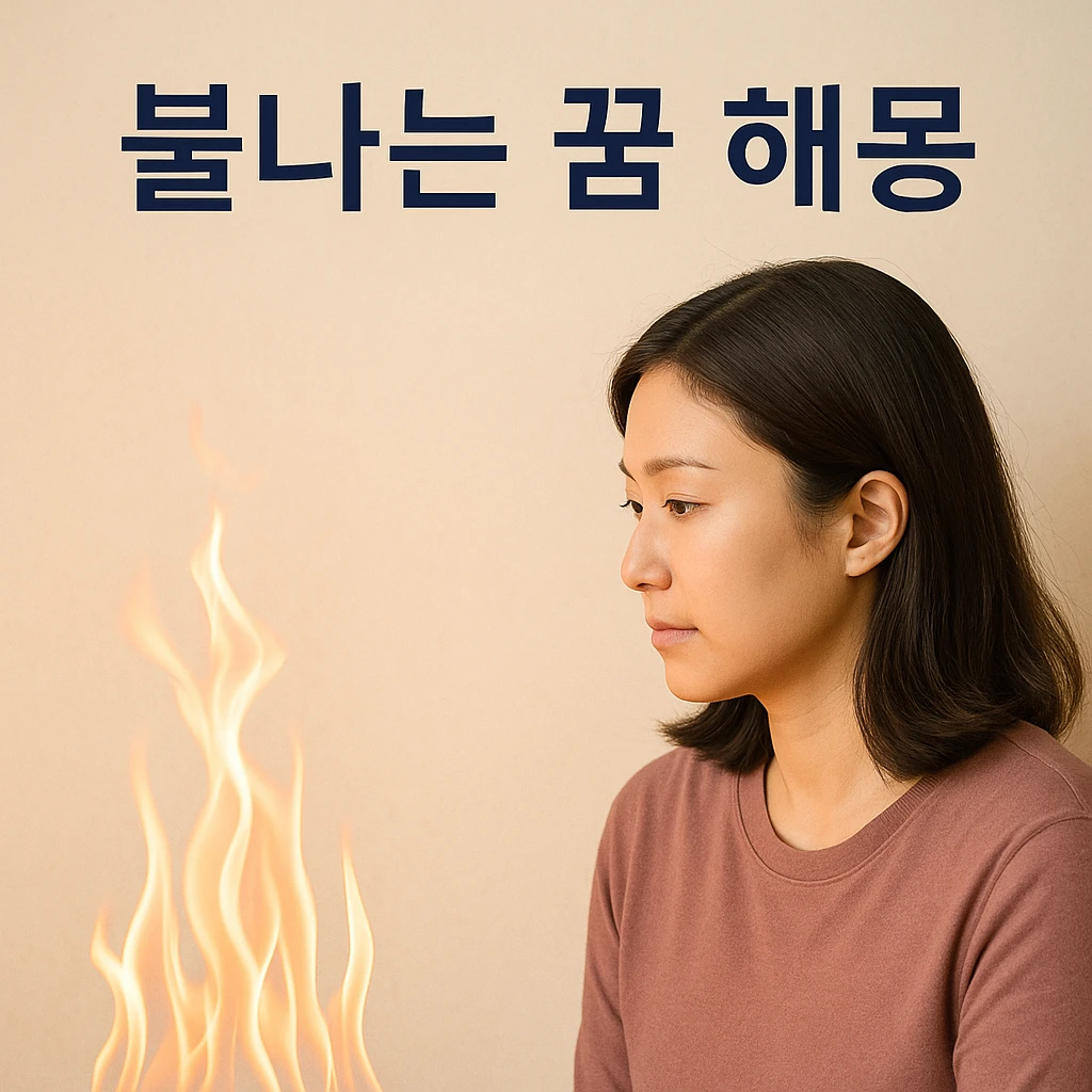 🔥 불나는 꿈 해몽, 지금 당신에게 찾아온 변화의 신호