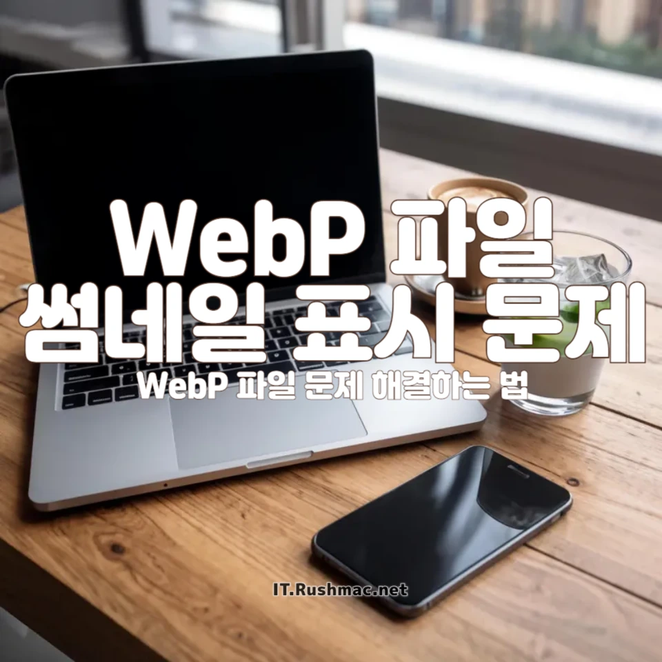 WebP 파일 썸네일 표시 문제 해결하기