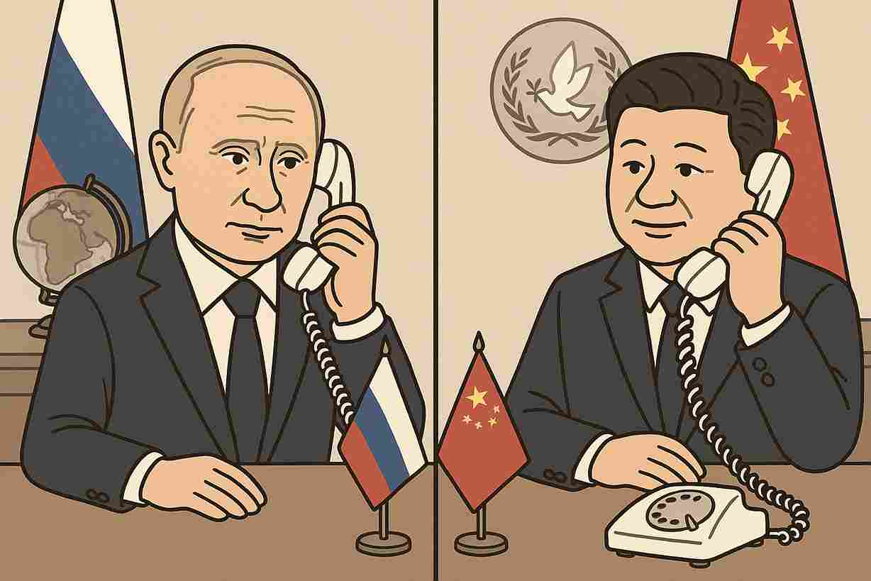 푸틴과 시진핑의 중동 정세 논의