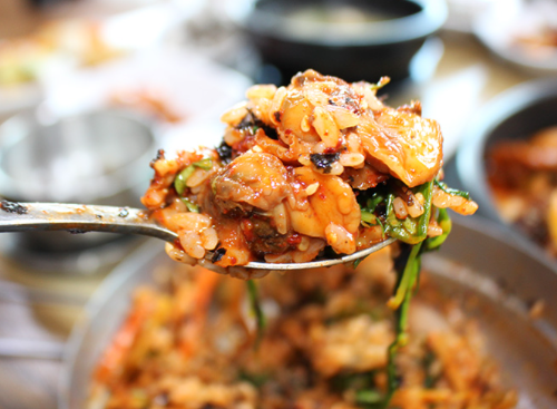 꼬막회무침비빔밥