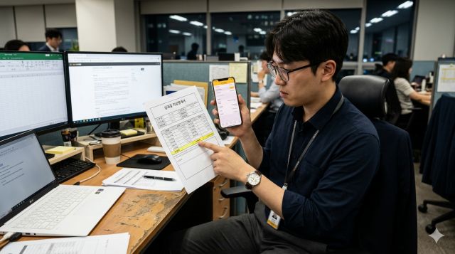 성과급 세금 공제와 실수령액 계산 예시를 설명하는 이미지