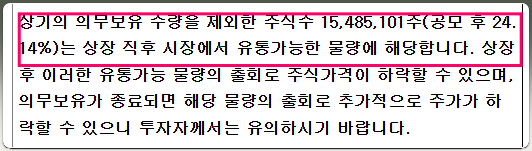 에임드바이오 유통물량