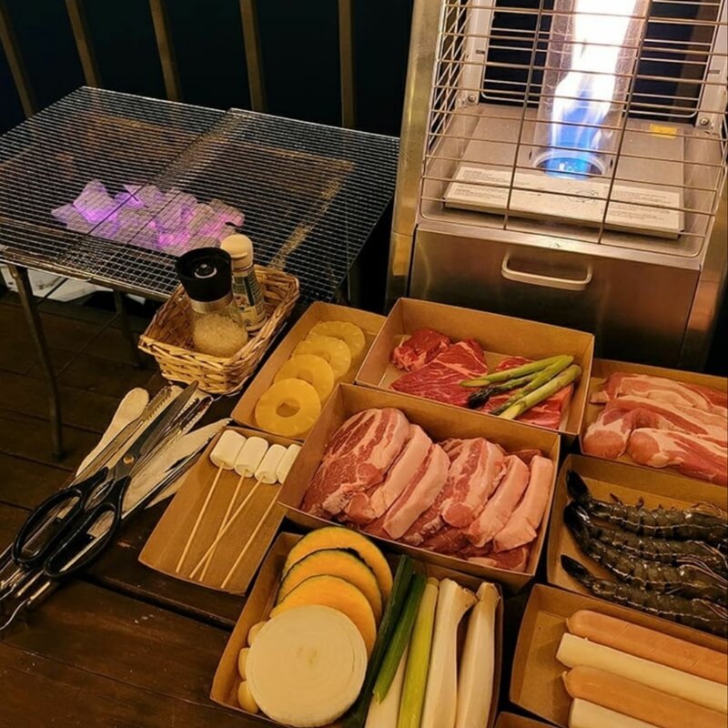 한강 와이키키 마켓 음식 사진