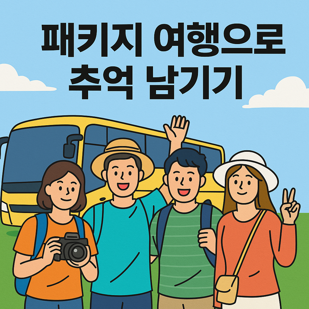 패키지 여행으로 추억 남기기