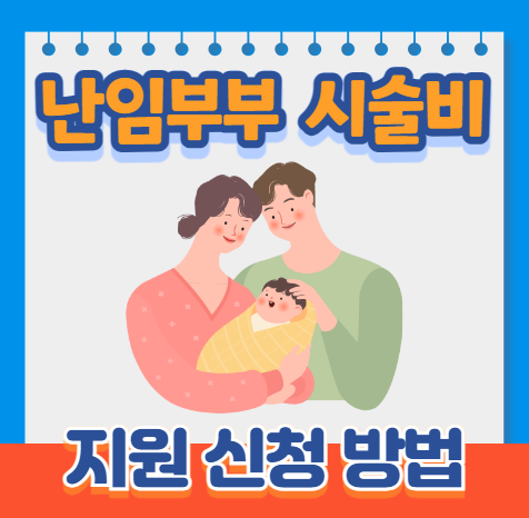 난임부부 시술비 지원 신청
