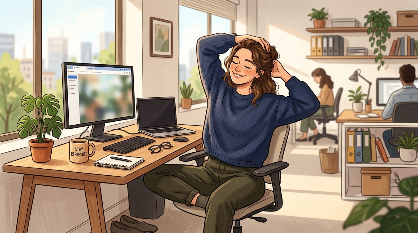 몸이 풀리면 마음도 풀립니다