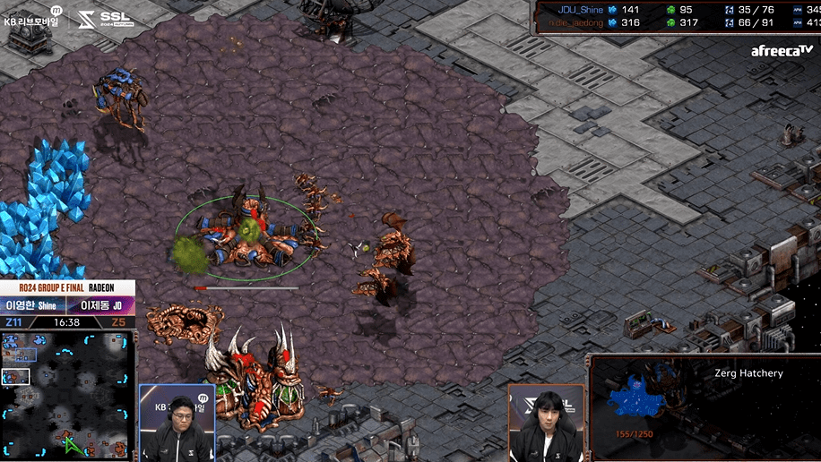 SSL 스타리그 24강 E조 최종전 마무리